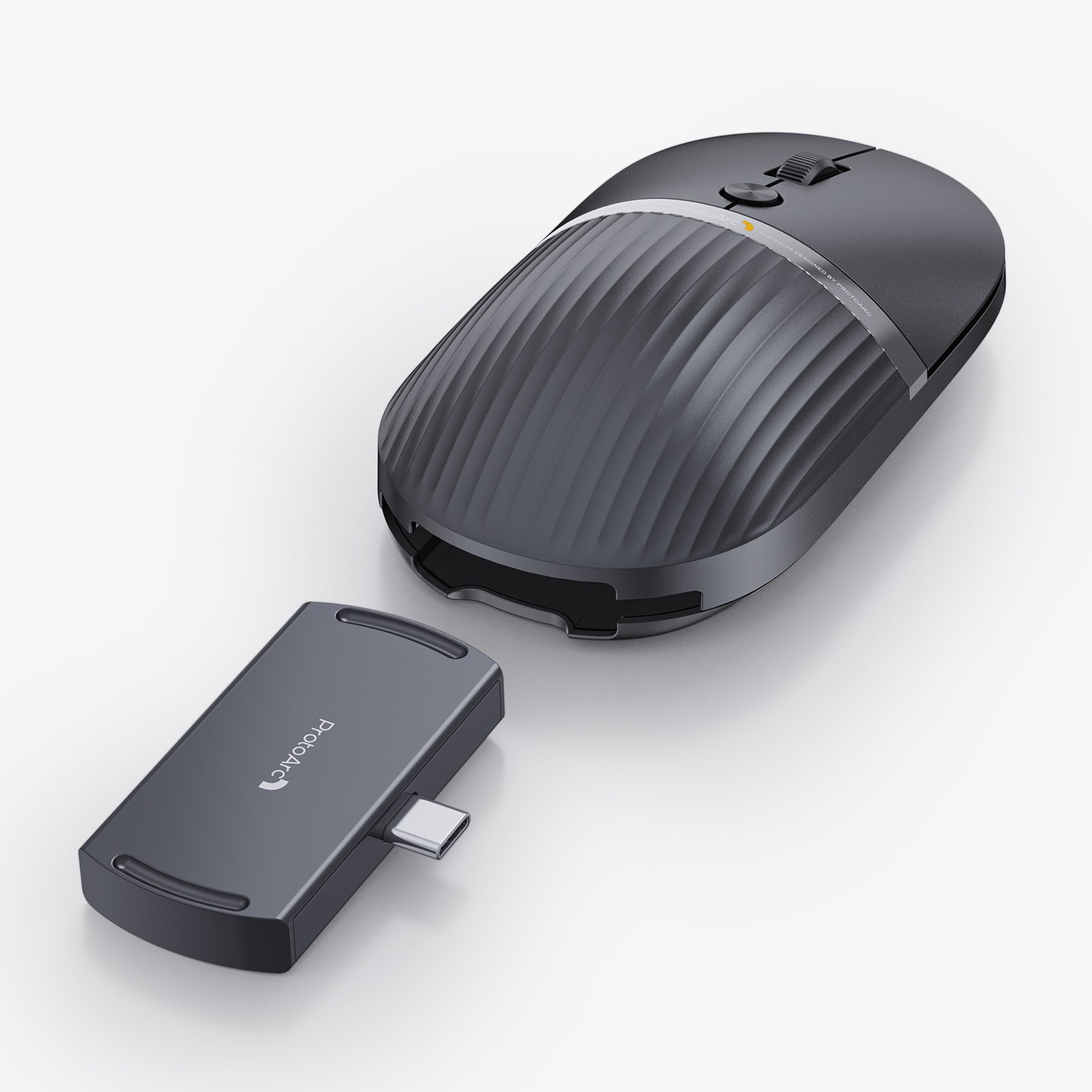 ProtoArc® Wireless Rechargeable 2 in Hub Mouse 1