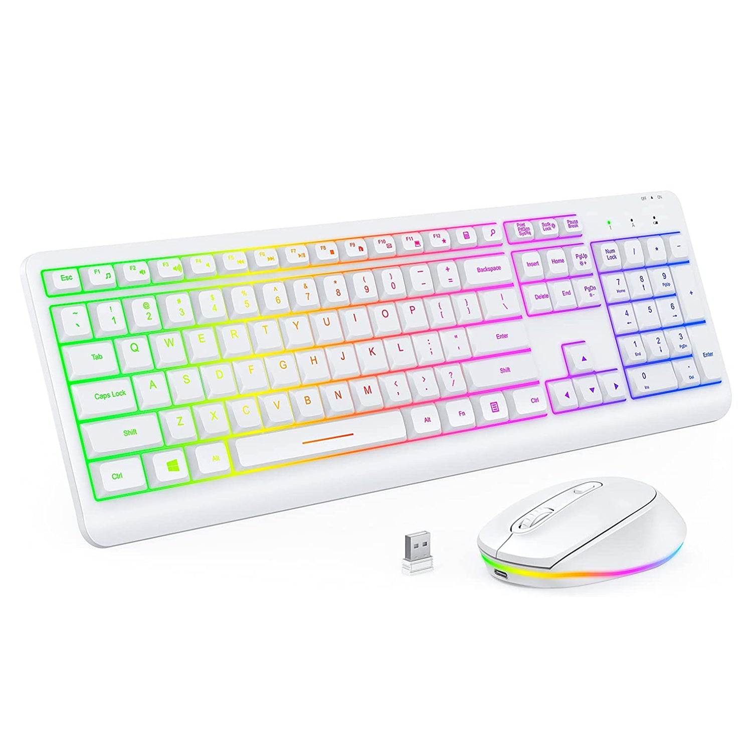 Seenda Wireless Backlit Keyboard Mouse Combo – ProtoArc