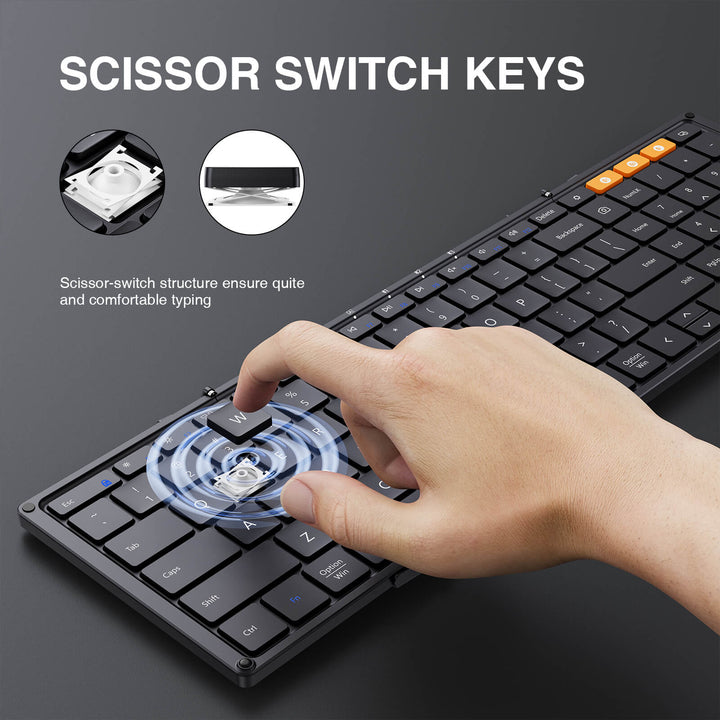 XK01 Tri-Fold Bluetooth Keyboard