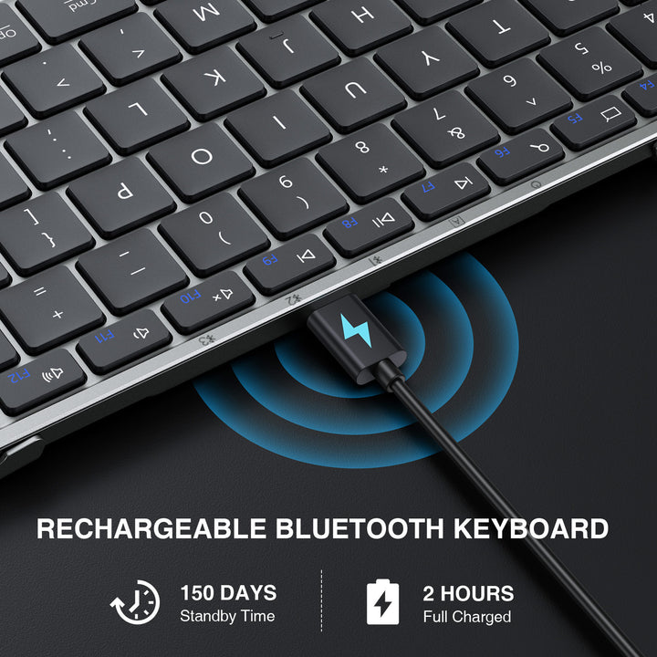 XK01 Tri-Fold Bluetooth Keyboard