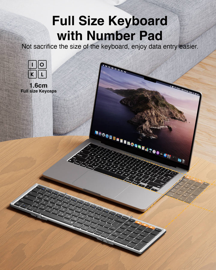 XK01 Tri-Fold Bluetooth Keyboard