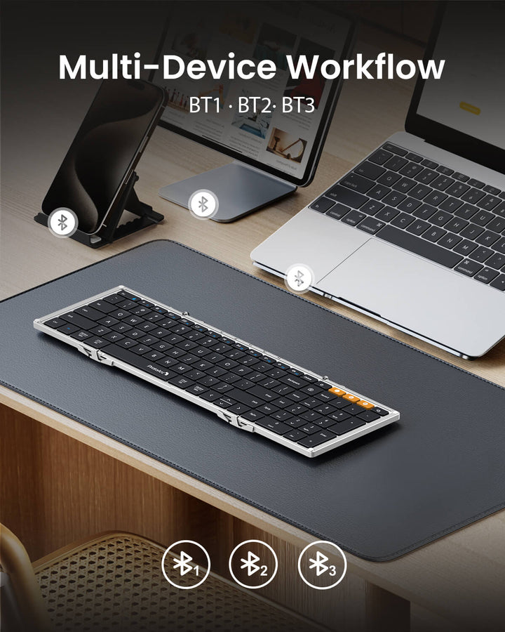 XK01 Tri-Fold Bluetooth Keyboard