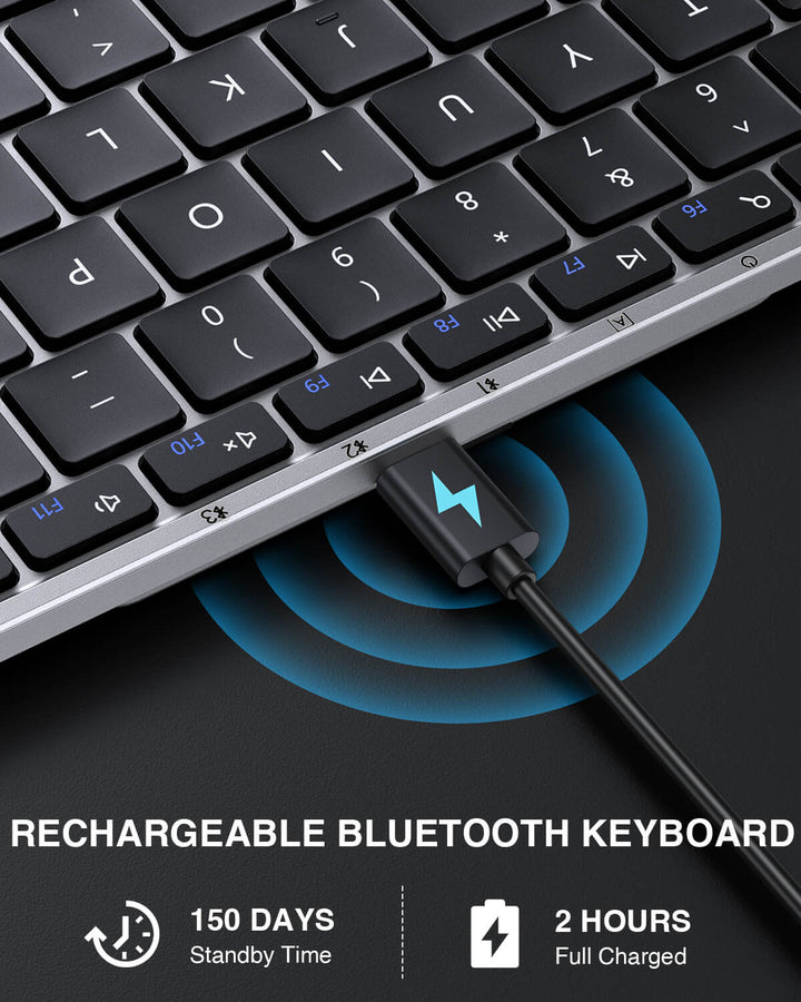 XK01 Tri-Fold Bluetooth Keyboard