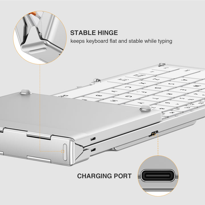 XK01 Tri-Fold Bluetooth Keyboard