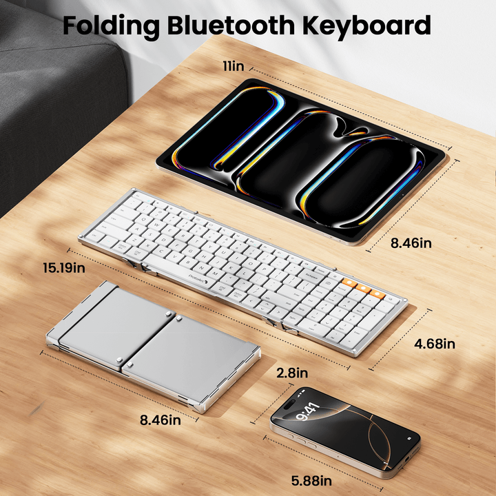 XK01 Tri-Fold Bluetooth Keyboard