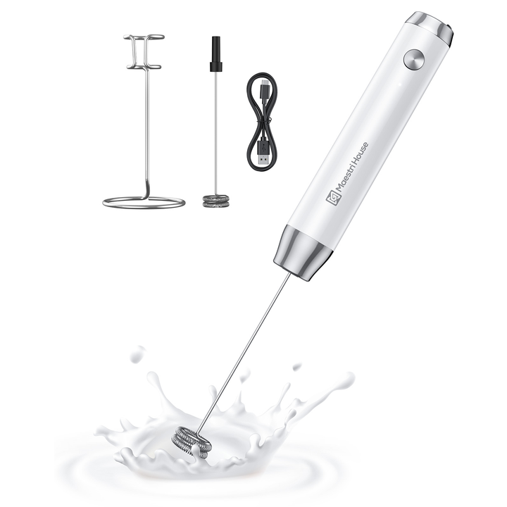 Bright Milk Frother Handheld Rechargeable