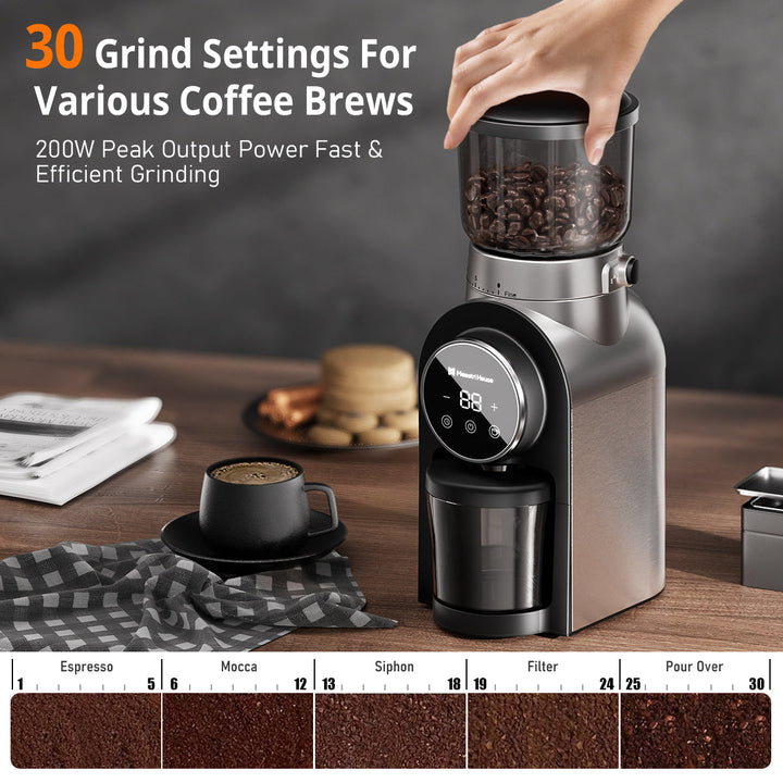 Electric Conical Burr Coffee Grinder – ProtoArc